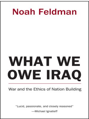 cover image of What We Owe Iraq